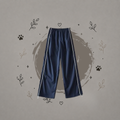 Pantalones para mujer Himosyber, cintura elástica, holgados, relajados