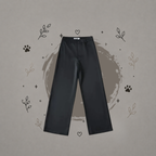 Pantalones sastre de corte holgado y estilo chic para mujer