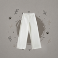 Pantalones sastre de corte holgado y estilo chic para mujer
