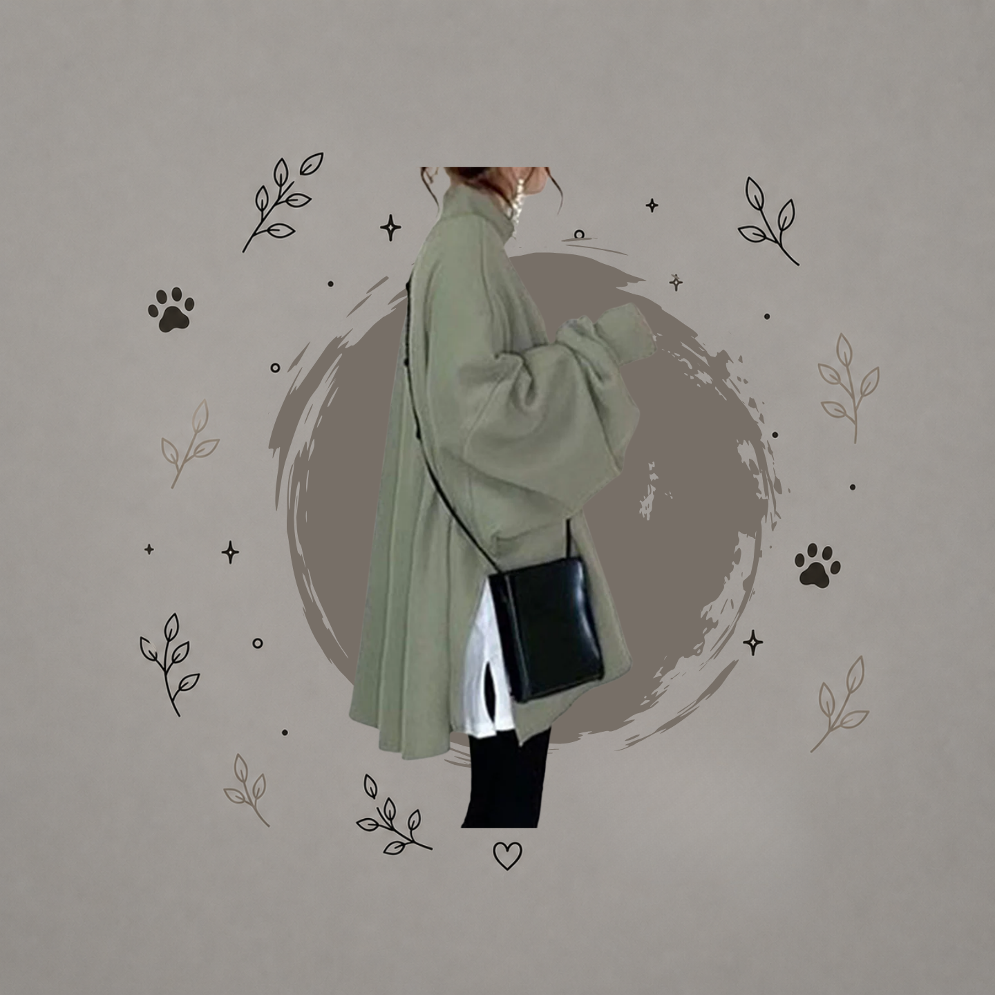 Sudadera con corte holgado