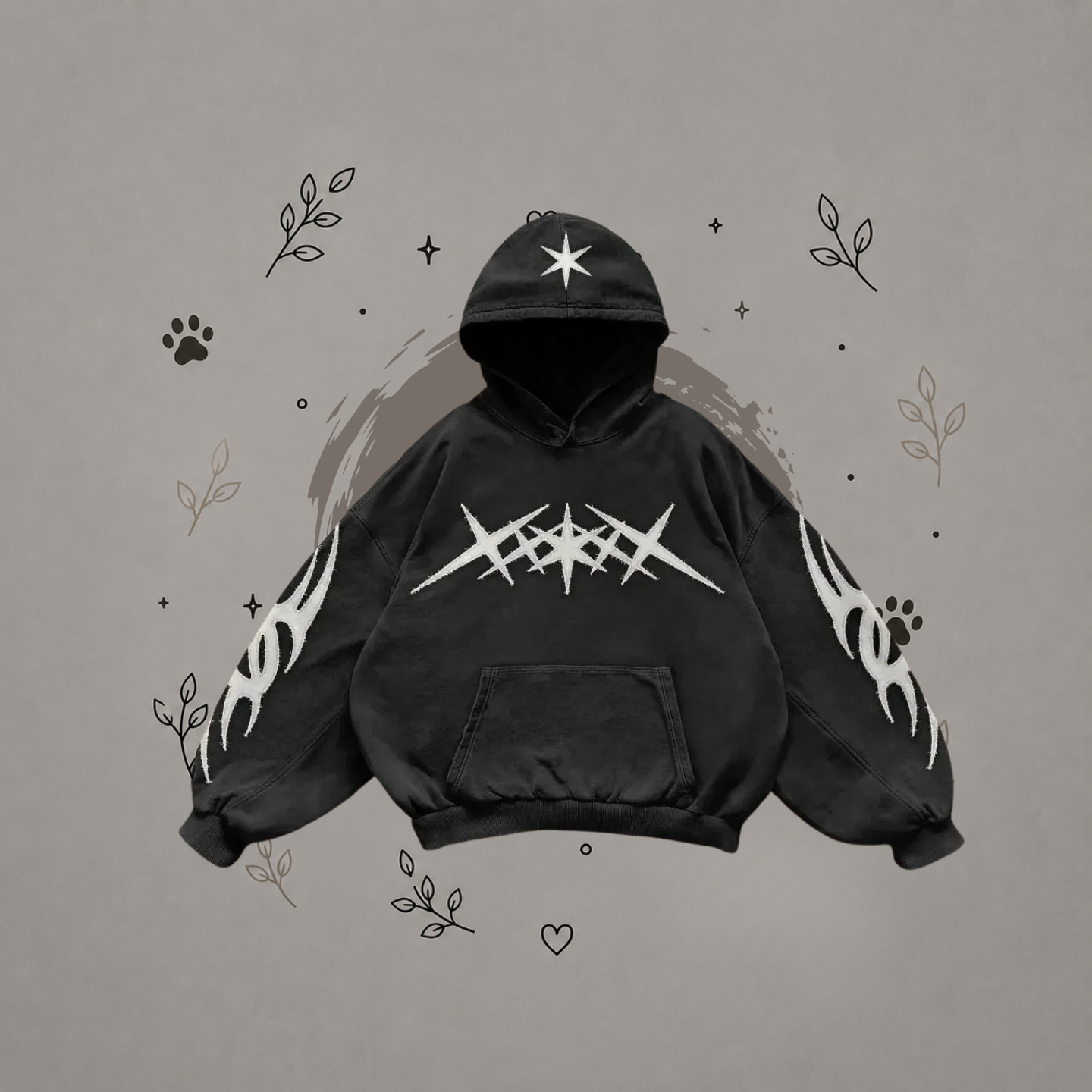 Sudaderas con Capucha Grunge Y2K