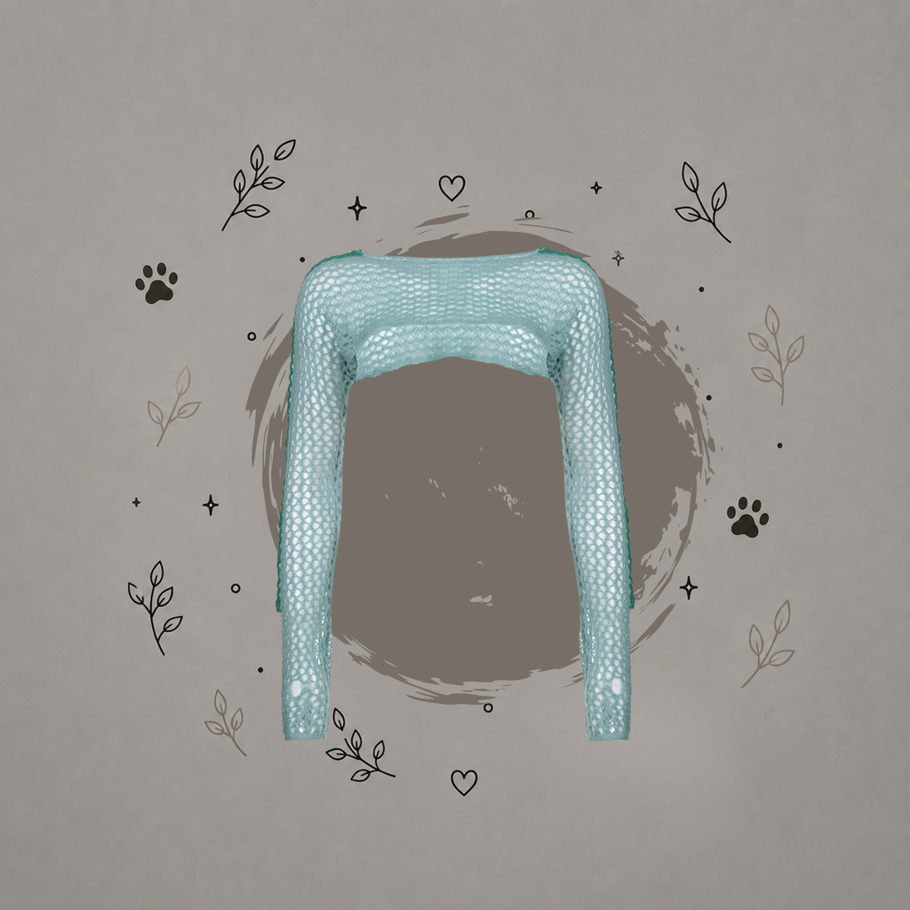 Blusa de punto corta (cropped)