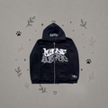 Sudadera con Cremallera Estampada