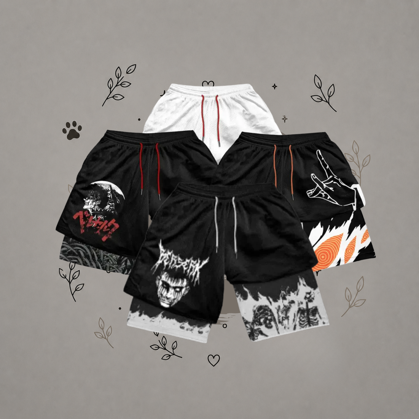 Shorts de Anime Berserk
