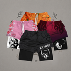Shorts de gimnasio para hombre de Anime one piece