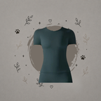 Camiseta deportiva de color sólido