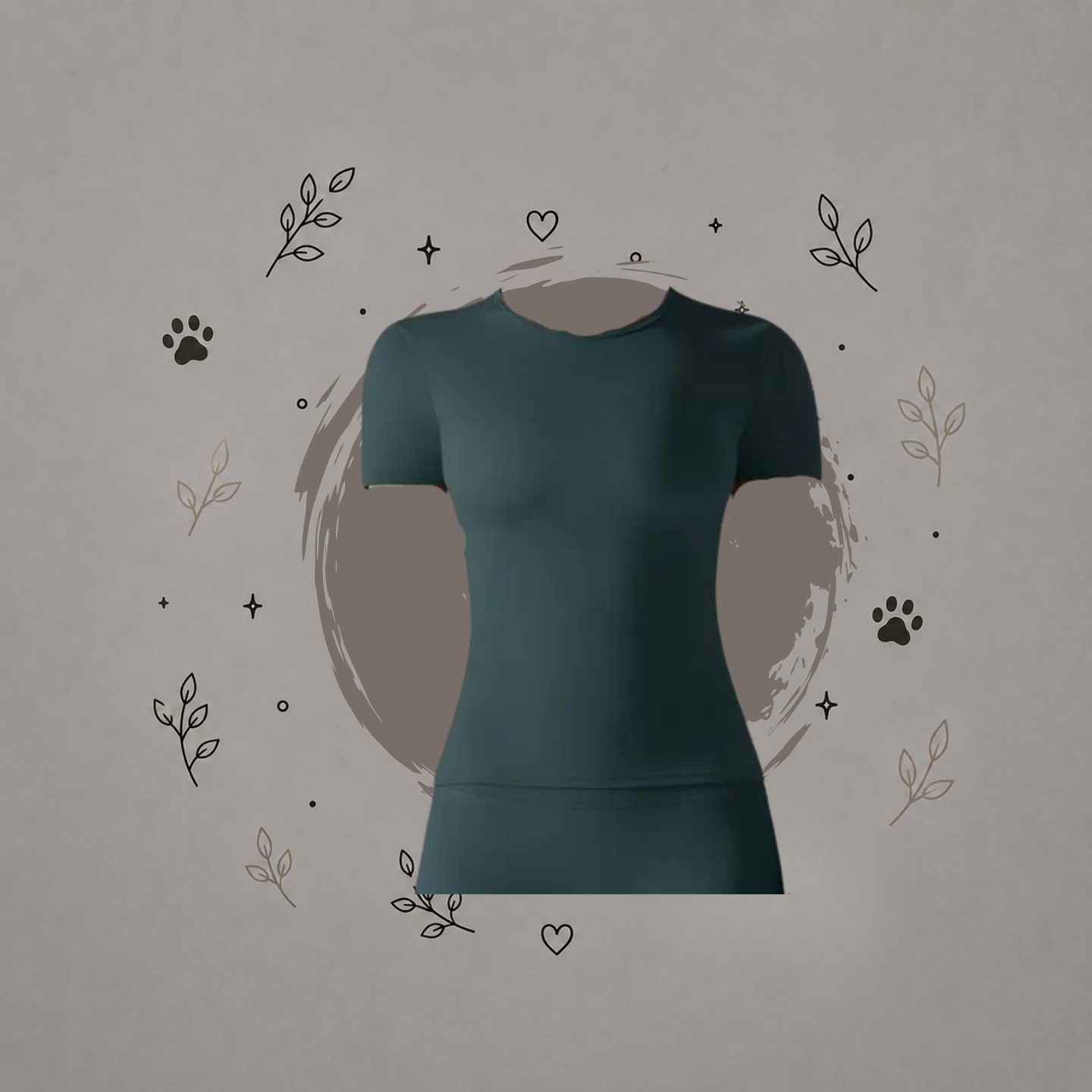 Camiseta deportiva de color sólido