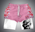 Shorts de gimnasio para hombre de Anime one piece