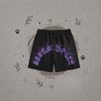 Shorts deportivos con estampado y cordón