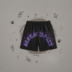 Shorts deportivos con estampado y cordón