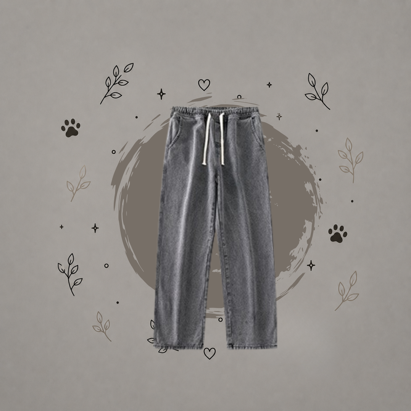 Pantalones de Mezclilla Holgados