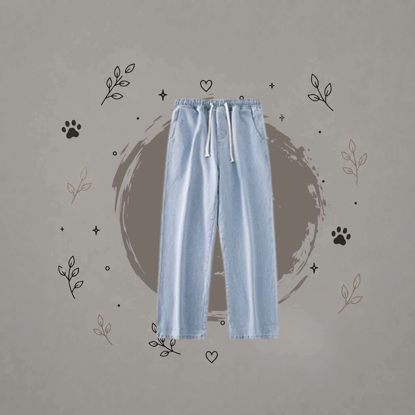 Pantalones de Mezclilla Holgados