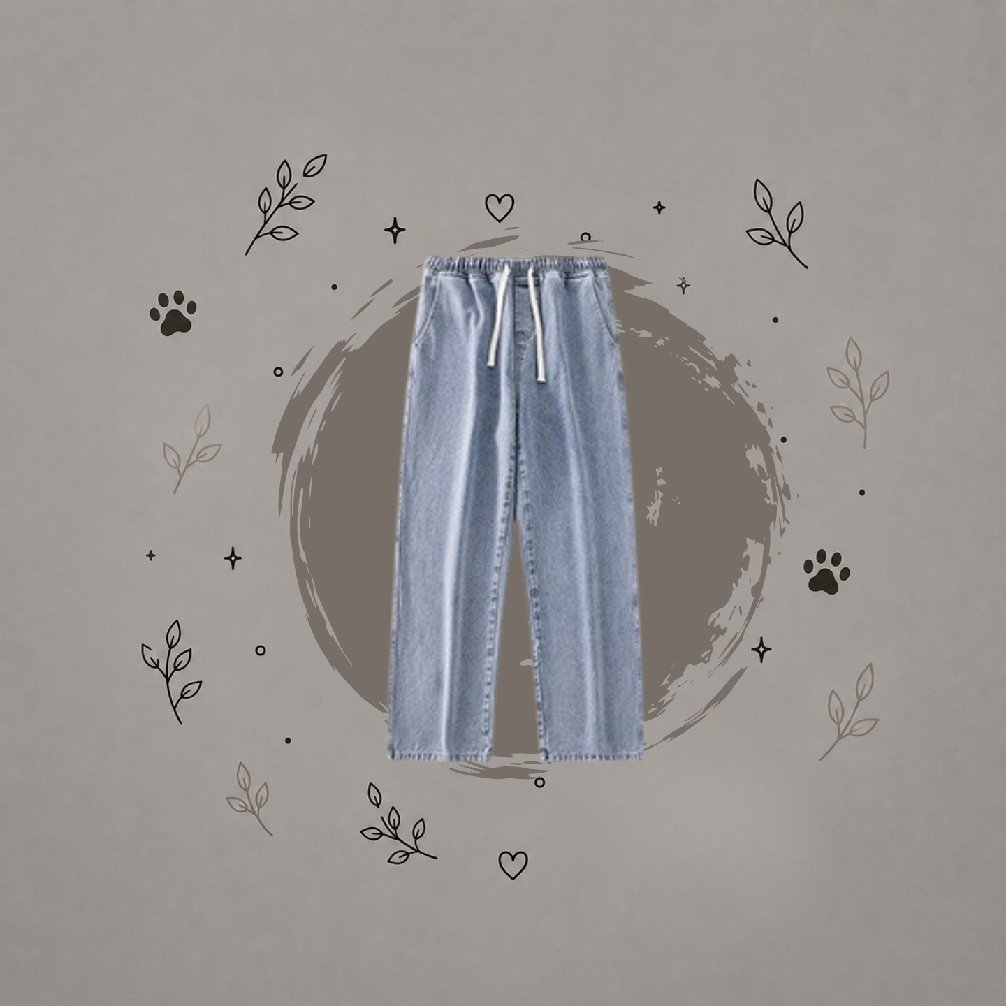 Pantalones de Mezclilla Holgados