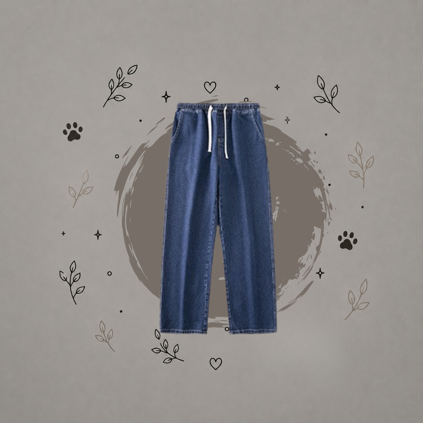 Pantalones de Mezclilla Holgados