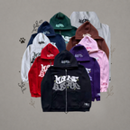 Sudadera con Cremallera Estampada