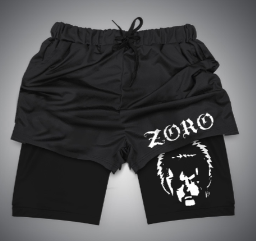 Shorts de gimnasio para hombre de Anime one piece