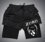 Shorts de gimnasio para hombre de Anime one piece